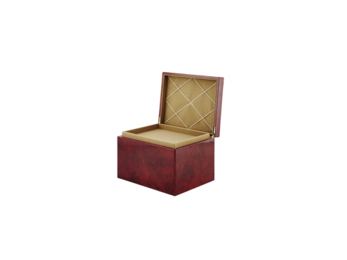Memory Chest Burl Veneer Urn